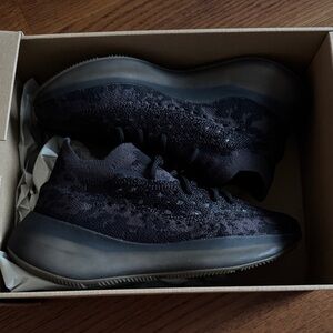 Yeezy Black and Gray Sneakers